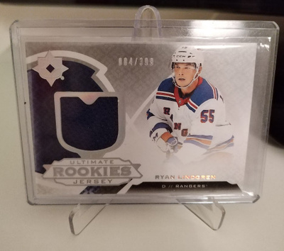 2019-20 Upper Deck Ultimate Rookies Jersey Ryan Lindgren/399