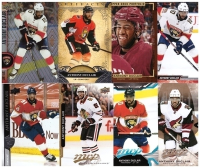 8 x ANTHONY DUCLAIR Panthers, Coyotes, Senators, Blackhawks