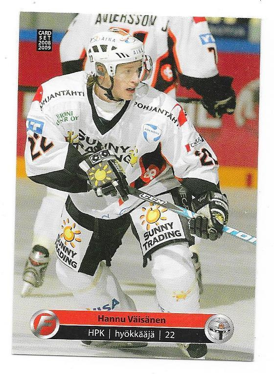 2008-09 CardSet #87 Hannu Väisänen HPK