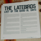 THE LATEBIRDS ~ Last Of The Good Ol' Days ~ 2 LP - pikkukuva 4