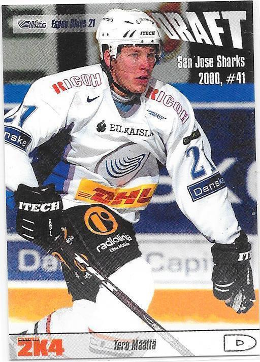 2003-04 CardSet #4 Tero Määttä Espoo Blues