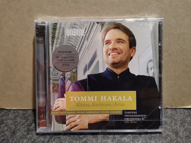Tommi Hakala - Great Baritone Arias CD (avaamaton)