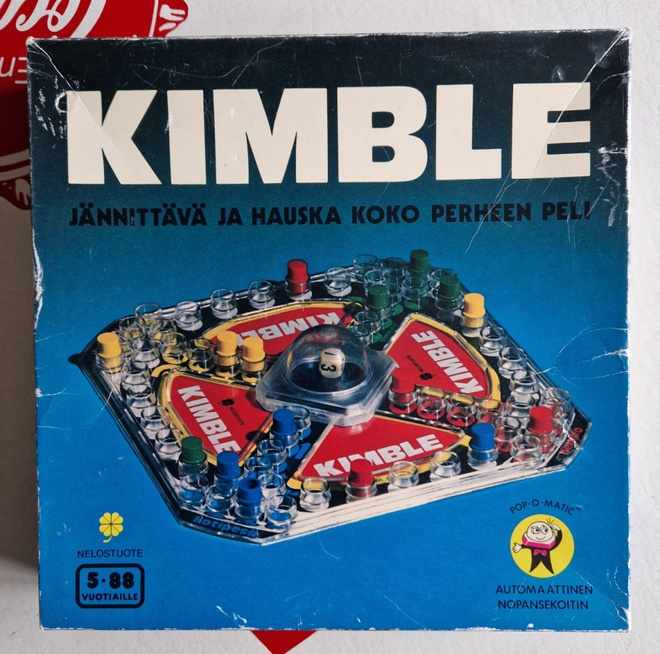 Kimple-peli vintage Nelostuote