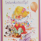 "Tervetuloa Lastenkutsuille!"-KULKEMATON POSTIKORTTI - pikkukuva 1