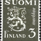 1930 M-30 L 3 mk tummanharmaanoliivi ** Lape 154 a LP Lm1 - pikkukuva 1
