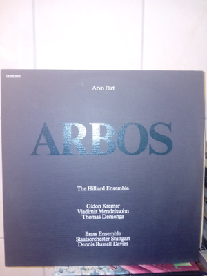 LP : Arvo Pärt : ARBOS ( SIS POSTIKULU  )