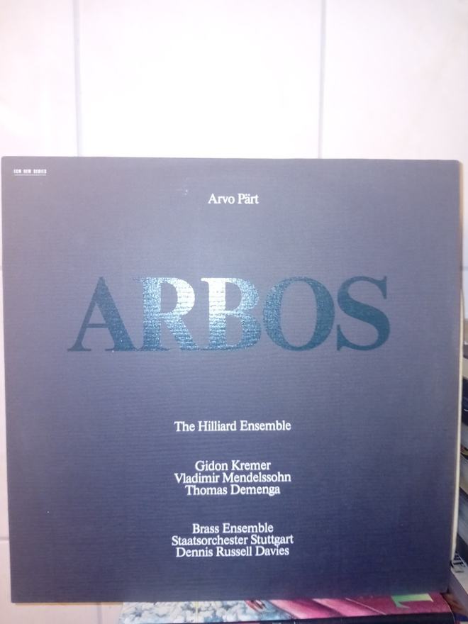 LP : Arvo Pärt : ARBOS ( SIS POSTIKULU  )