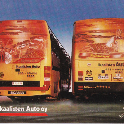 Ikaalisten Linja-auto Oy. Simo Riikonen. haitari .e327