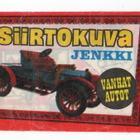 Purkkakääre Hellas. SIIRTOKUVA. VANHAT AUTOT - pikkukuva 1