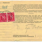 1953 postiennakkopaketin palautus postiennakko-tilillepanoko - pikkukuva 2
