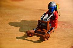 Lego Figuuri - Santa Jango + Sled ( Star Wars )