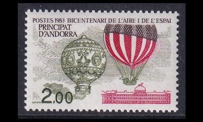Andorra Fr 331 ** Ilmailu 200v (1983)