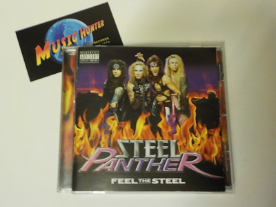 STEEL PANTHER - FEEL THE STEEL CD + NIMMARIT KOKO BÄNDI