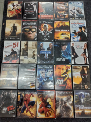#3 ltk 25 kpl toiminta	(39 628)	k		DVD		(29)			25 movie,(ei