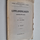 Upplandslagen. Handupplaga.  I: Text - pikkukuva 1