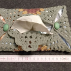 Alina´s Handmade virkattu kosteuspyyhepussin suojus uniikki - pikkukuva 2