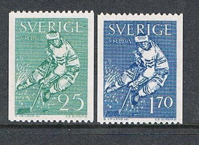 Ruotsi 1963 - Jääkiekon MM 2eril  ++