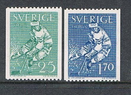 Ruotsi 1963 - Jääkiekon MM 2eril  ++