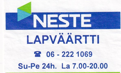Lapväärtti NESTE   1/11