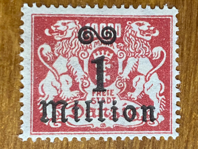 SAKSA DANZIG 1923 MERKKI**