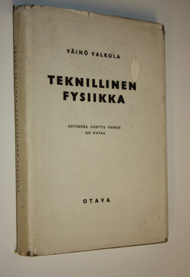 Väinö Valkola : Teknillinen fysiikka