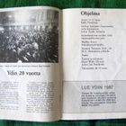 Ydin-lehden 20-vuotisjuhlan ohjelma vuodelta 1986 - pikkukuva 2