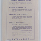 Kaarlo Lehto : Ristille tie vapaa on - pikkukuva 2