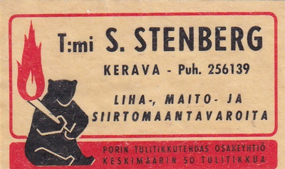 Kerava, T:mi S. Stenberg   b577