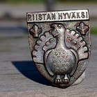 Metsästys merkki. Halkaisija - 20 mm. Hyväkuntoinen. - pikkukuva 1
