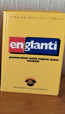 Sanakirja englanti-suomi englanti