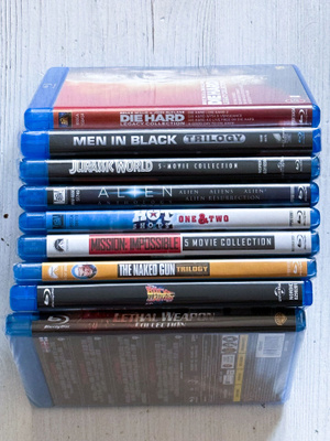 Yhdeksän elokuvasarjan Blu-ray-paketti edullisesti!