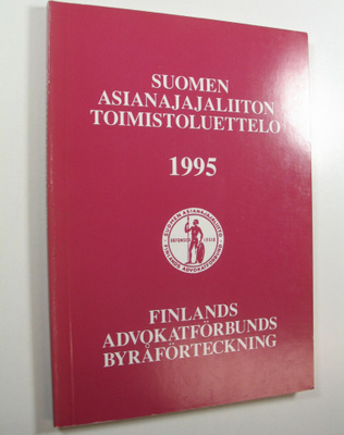Suomen asianajajaliiton toimistoluettelo 1995