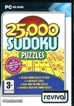 * Sudoku 25 000 Palapeliä PC Muoveissa Lue Kuvaus