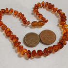 Vintage Lasten Meripihka kaulakoru Baltic Amber - pikkukuva 3