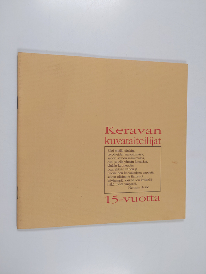 Keravan kuvataitelijat 15-vuotta