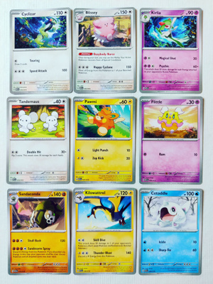 Pokemon McDonald's 2023 Täysi Sarja 15/15 Korttia