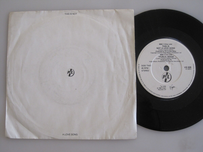 PIL This Is Not A Love Song 7" vinyylisingle