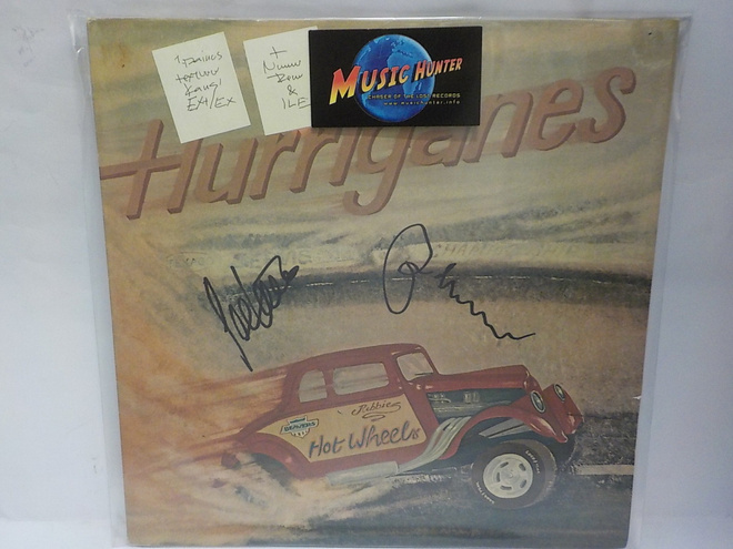 HURRIGANES - HOT WHEELS EX+/EX LP (+ NIMMARIT remu ja ile ))