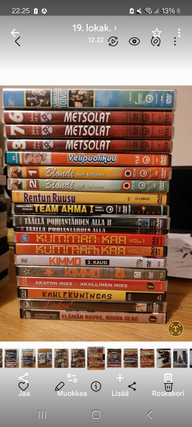Dvd paketti kotimaisii