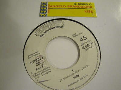 Kiss I 7 45 italia 1981 jukebox promo ja strip