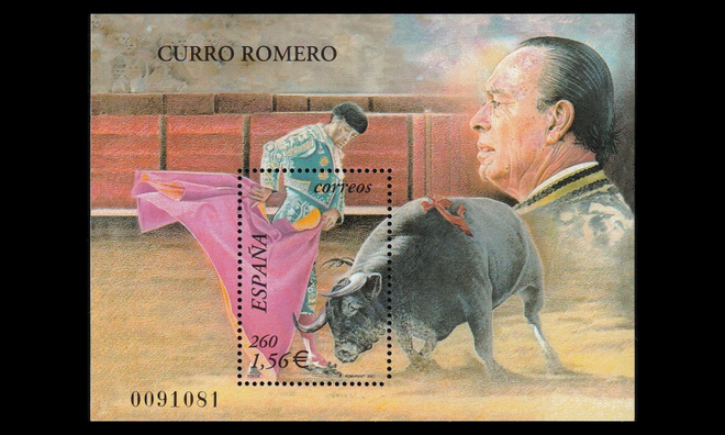 Espanja 3668BL101 ** Härkätaistelu blokki (2001)
