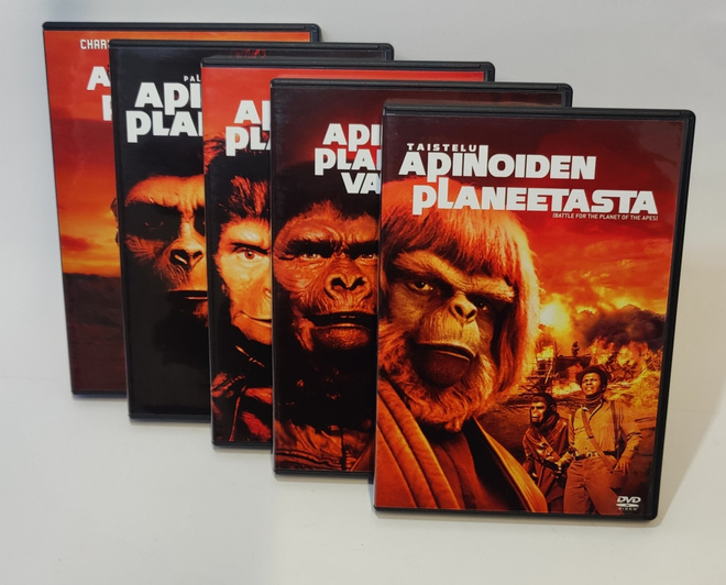 Apinoiden planeetta - 5 alkuperäistä elokuvaa ( dvd )