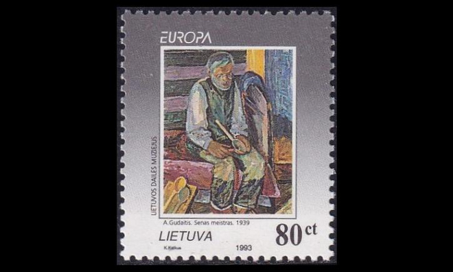 Liettua 544 ** Europa nykytaide (1993)