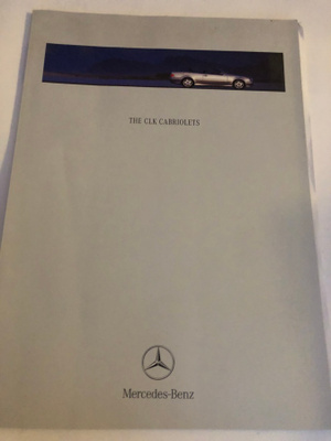 Myyntiesite - Mercedes-Benz - The CLK Cabriolets - 1999