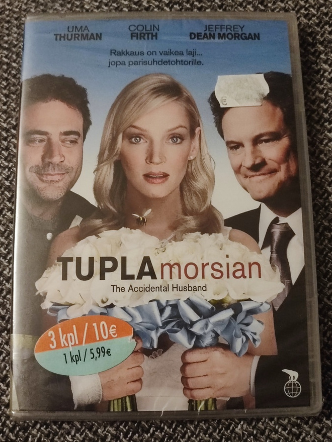 Tuplamorsian UUSI Uma Thurman Colin Firth