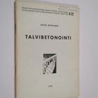 Arvo Nykänen : Talvibetonointi 1953 - pikkukuva 1