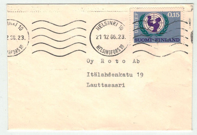 1966 UNICEF painotuotekuori