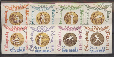 Olympia - 1964 Romania Mi 2353-60 o