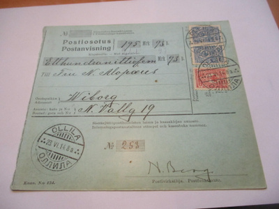 1914 Ollila postiosoitus
