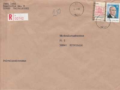 Postileima, Kirjattu II